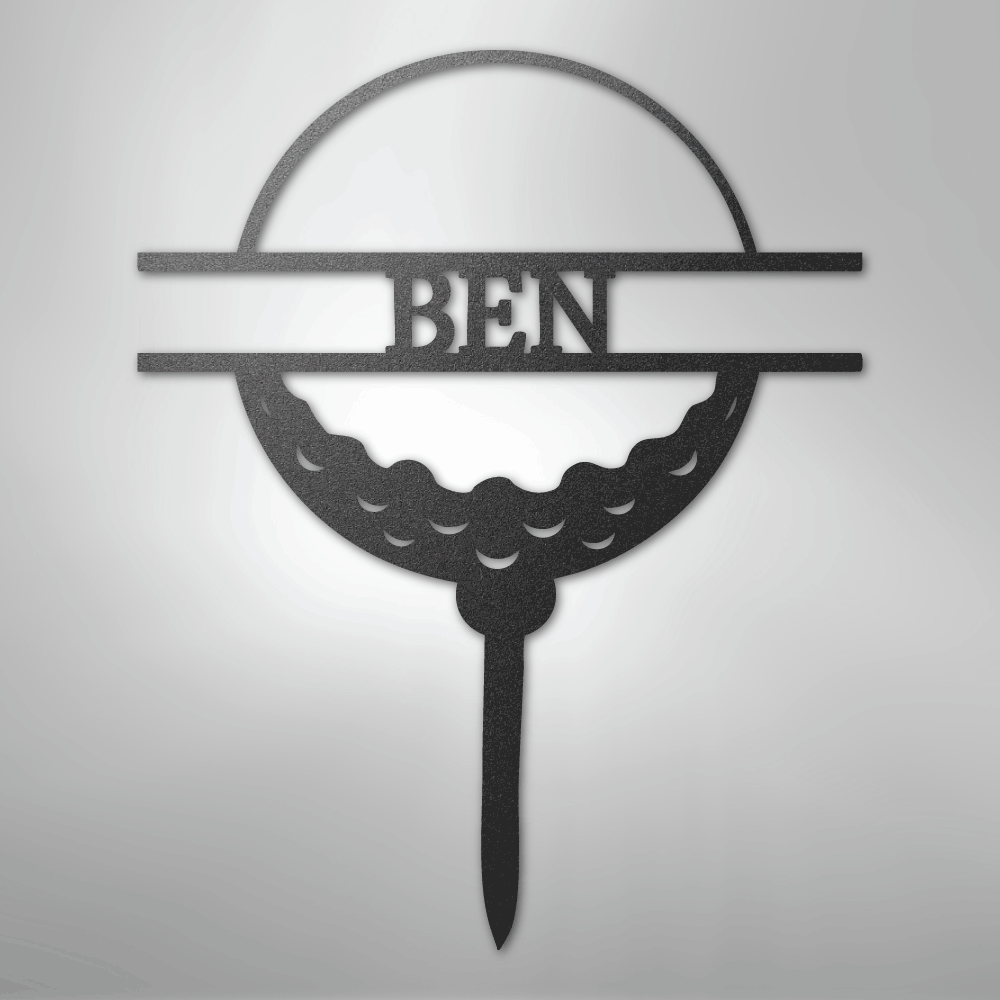 Golf Ball Monogram - Steel Sign – Forever Signs